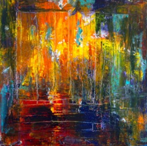 "Surprise" by Susie Stockholm, 24" x 24"- Acrylic